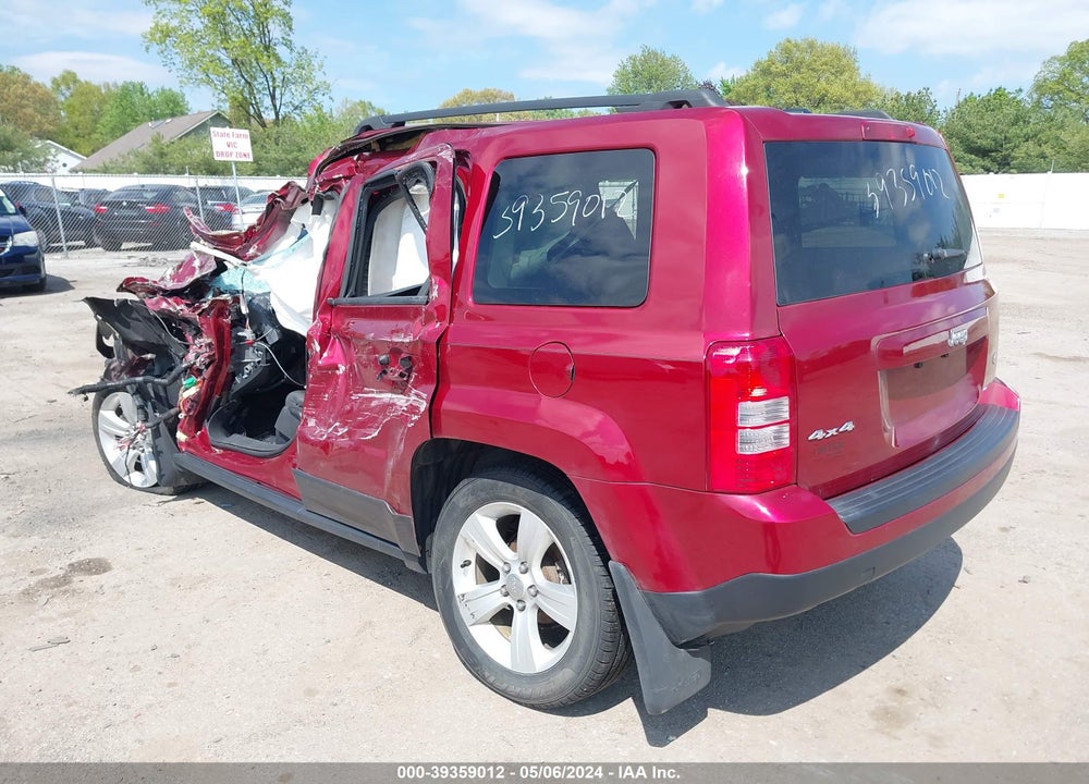 2014 JEEP PATRIOT LATITUDE VIN: 1C4NJRFB4ED583172