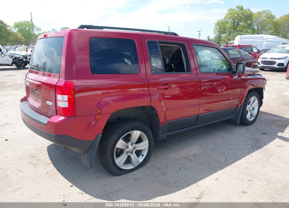 2014 JEEP PATRIOT LATITUDE VIN: 1C4NJRFB4ED583172