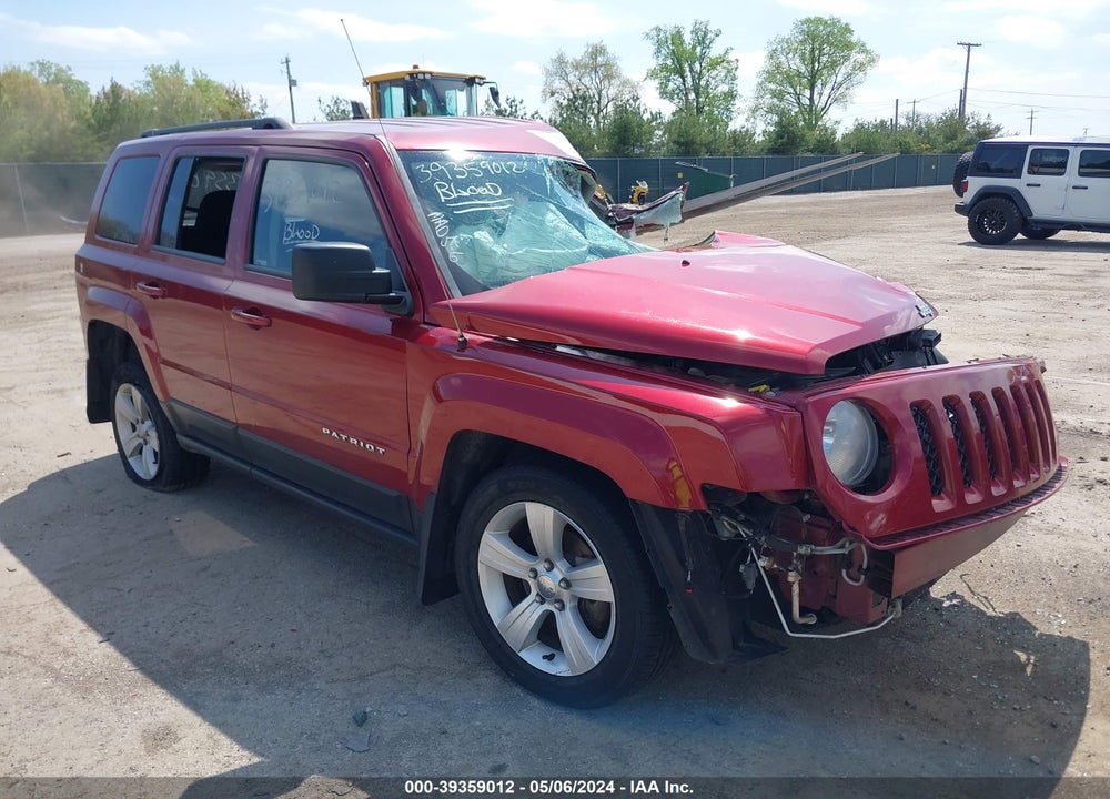 2014 JEEP PATRIOT LATITUDE VIN: 1C4NJRFB4ED583172