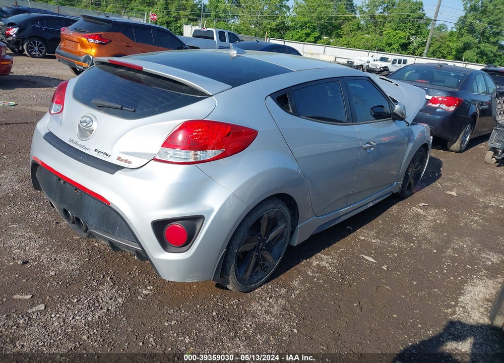 2015 HYUNDAI VELOSTER TURBO VIN: KMHTC6AE4FU232695