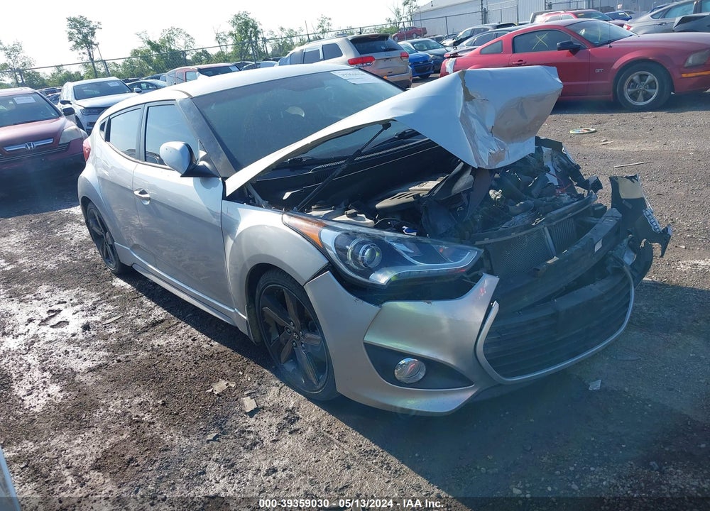 2015 HYUNDAI VELOSTER TURBO VIN: KMHTC6AE4FU232695