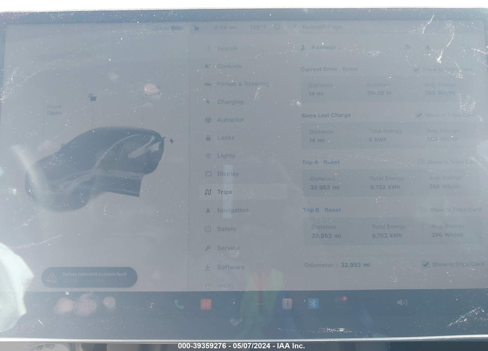 2022 TESLA MODEL 3 PERFORMANCE DUAL MOTOR ALL-WHEEL DRIVE VIN: 5YJ3E1EC9NF262471