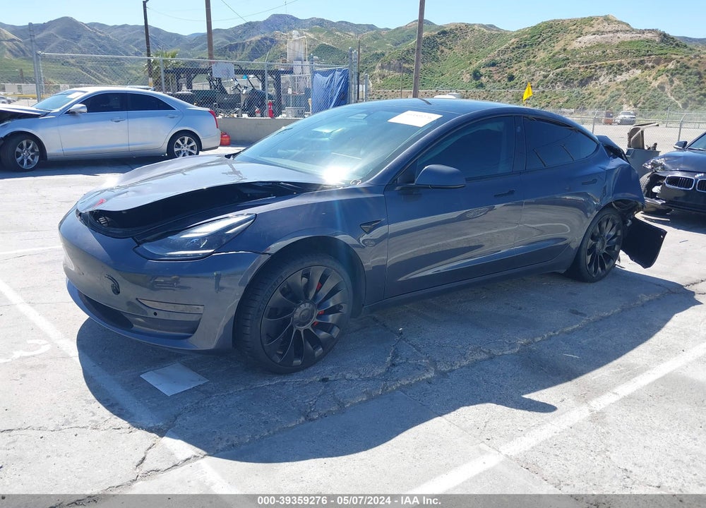 2022 TESLA MODEL 3 PERFORMANCE DUAL MOTOR ALL-WHEEL DRIVE VIN: 5YJ3E1EC9NF262471
