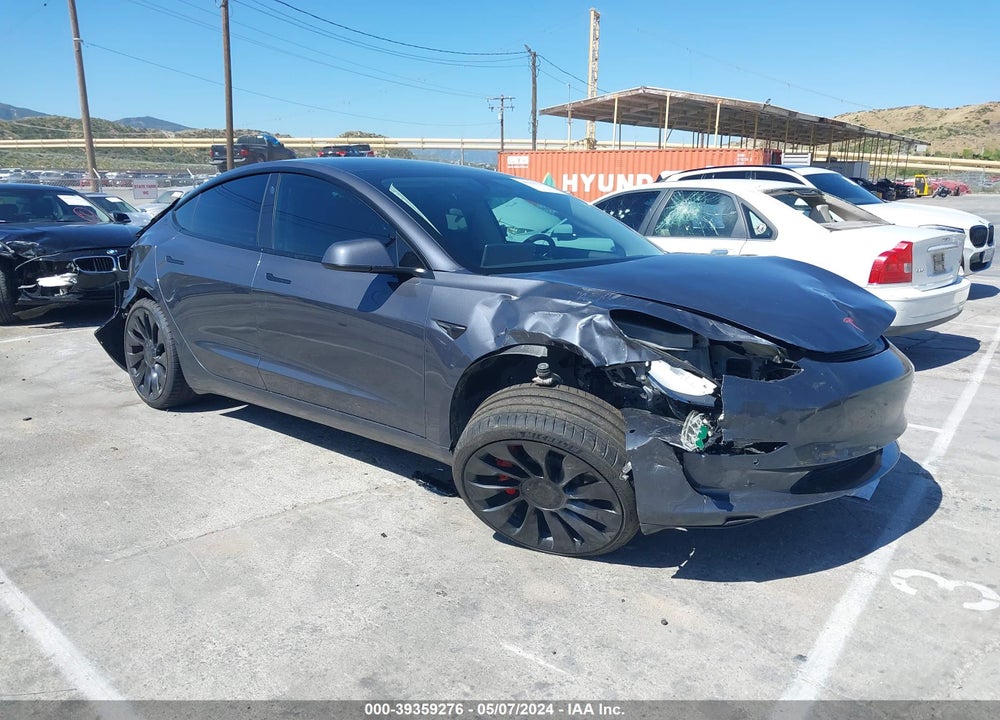 2022 TESLA MODEL 3 PERFORMANCE DUAL MOTOR ALL-WHEEL DRIVE VIN: 5YJ3E1EC9NF262471