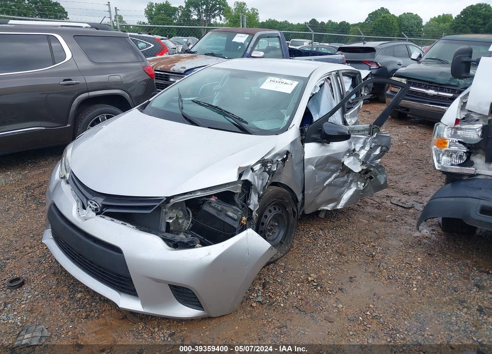2015 TOYOTA COROLLA LE VIN: 5YFBURHE0FP219055