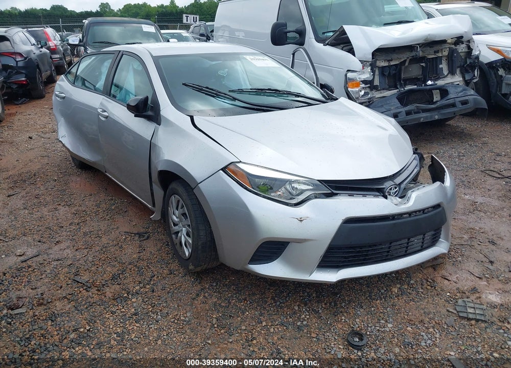 2015 TOYOTA COROLLA LE VIN: 5YFBURHE0FP219055