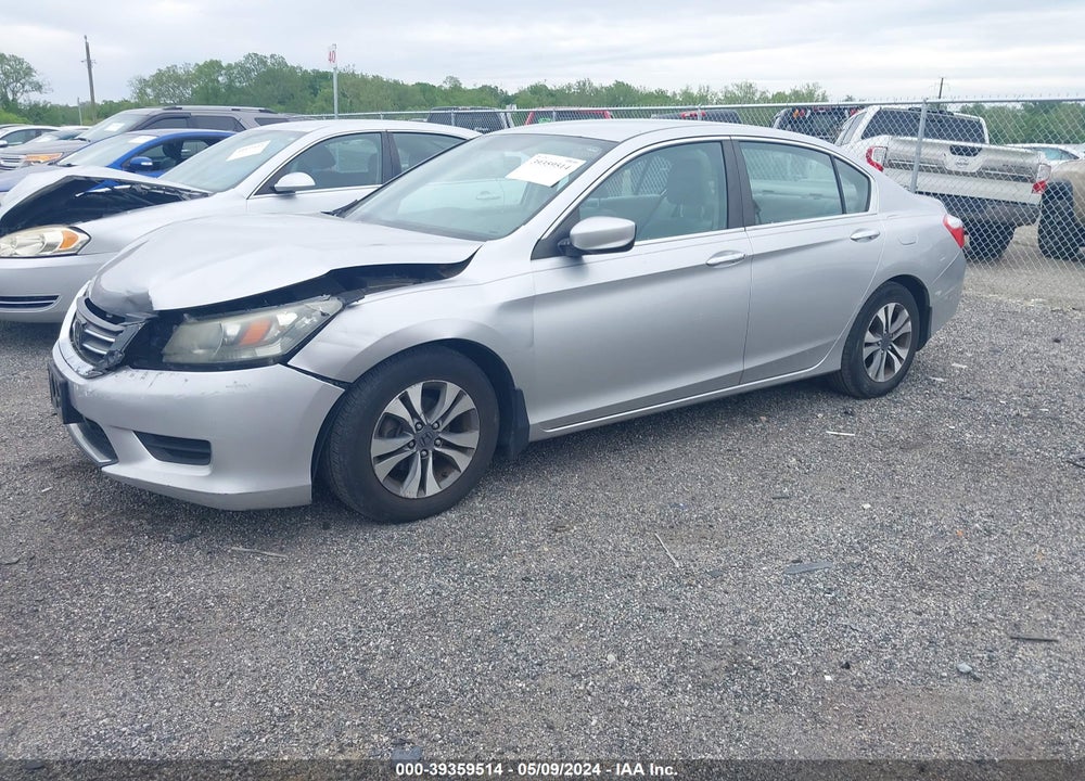 2013 HONDA ACCORD LX VIN: 1HGCR2F33DA145678