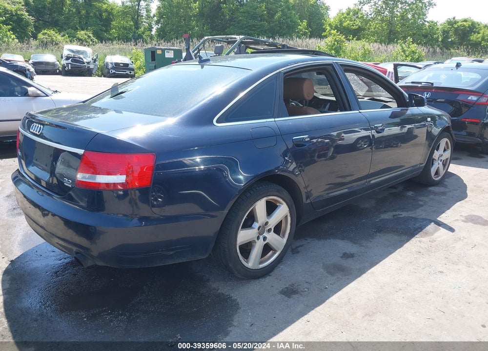 2008 AUDI A6 3.2 VIN: WAUDH74F88N146501