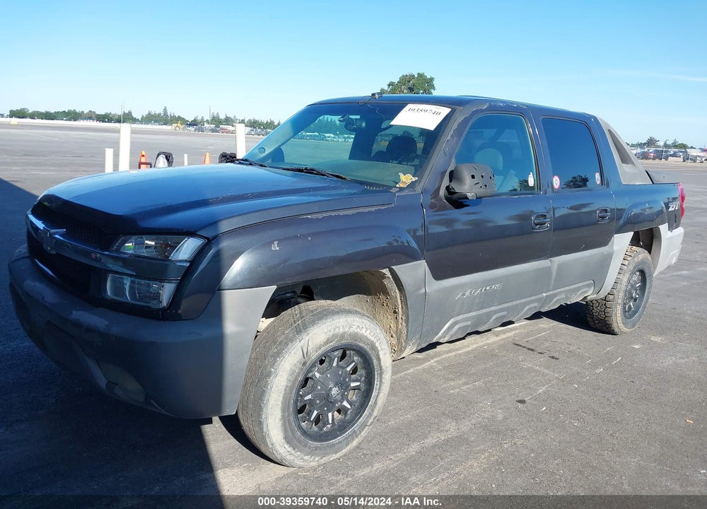 2003 CHEVROLET AVALANCHE 1500 VIN: 3GNEK13T43G234130