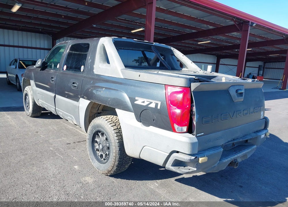 2003 CHEVROLET AVALANCHE 1500 VIN: 3GNEK13T43G234130
