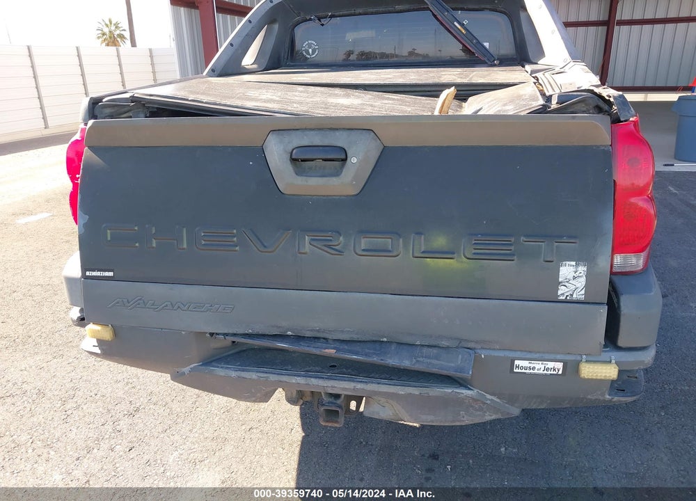 2003 CHEVROLET AVALANCHE 1500 VIN: 3GNEK13T43G234130