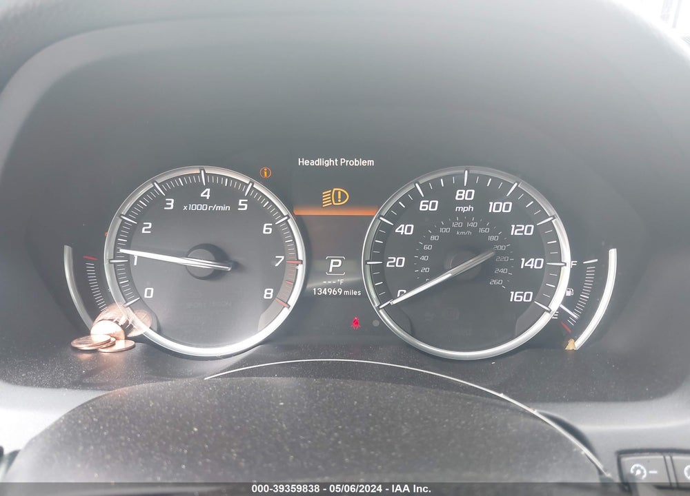 2016 ACURA TLX TECH VIN: 19UUB1F55GA014907