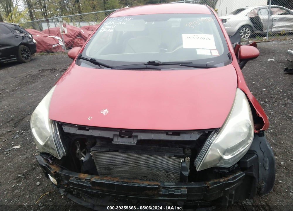 2013 KIA RIO LX VIN: KNADM4A37D6185590