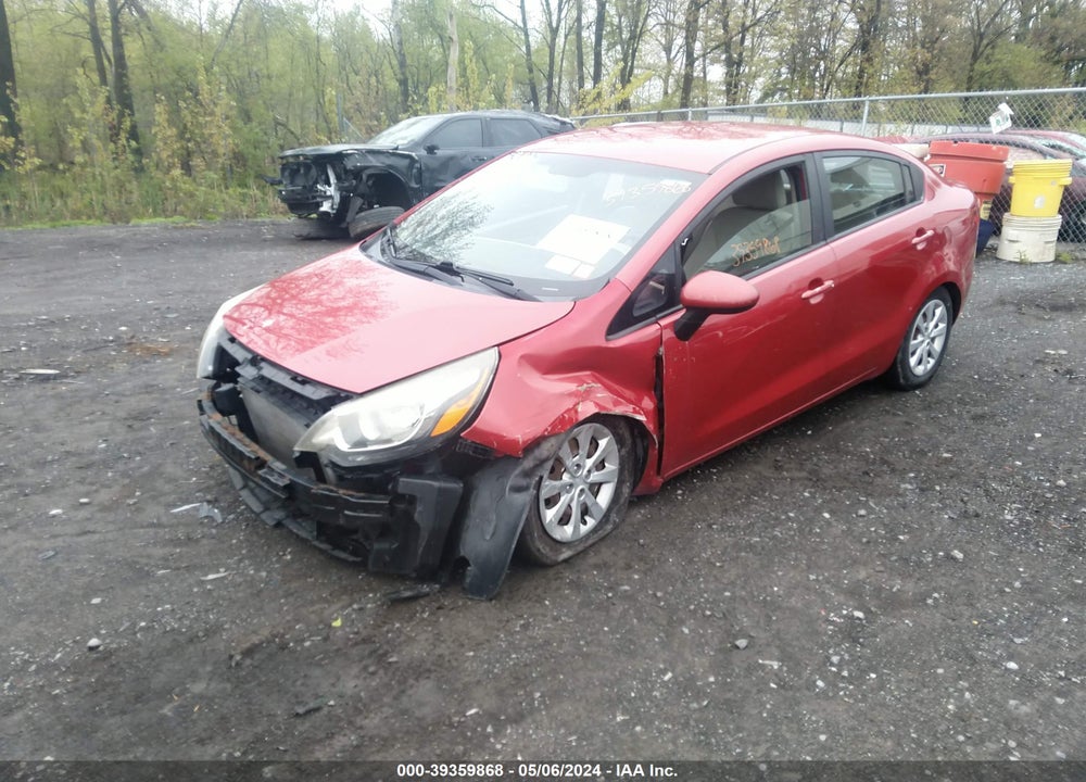 2013 KIA RIO LX VIN: KNADM4A37D6185590