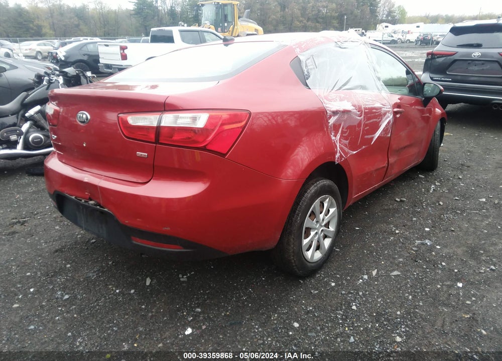 2013 KIA RIO LX VIN: KNADM4A37D6185590
