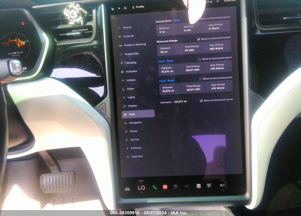 2019 TESLA MODEL X 100D/75D/LONG RANGE VIN: 5YJXCBE26KF153711