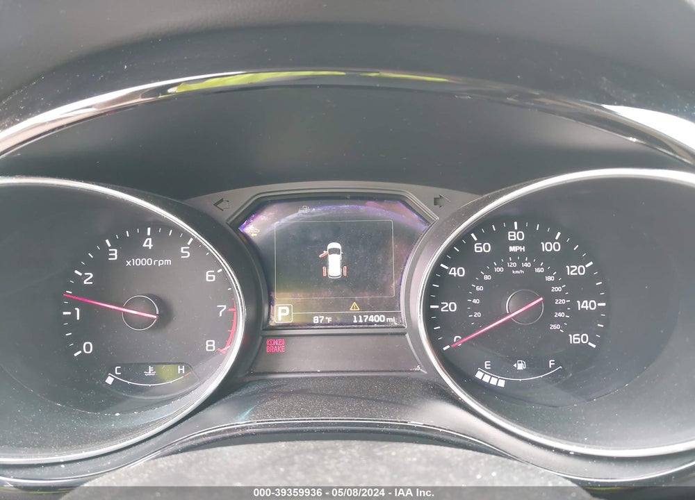2017 KIA SEDONA EX VIN: KNDMC5C1XH6292243