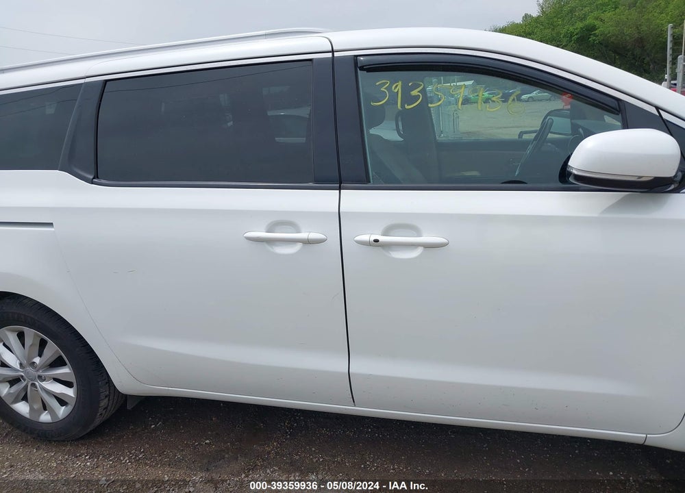 2017 KIA SEDONA EX VIN: KNDMC5C1XH6292243