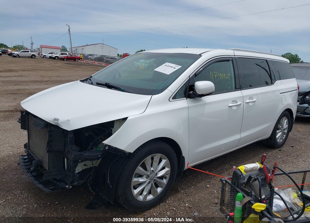 2017 KIA SEDONA EX VIN: KNDMC5C1XH6292243