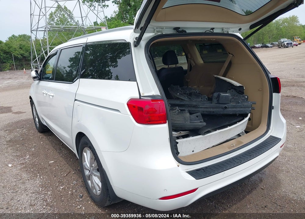 2017 KIA SEDONA EX VIN: KNDMC5C1XH6292243
