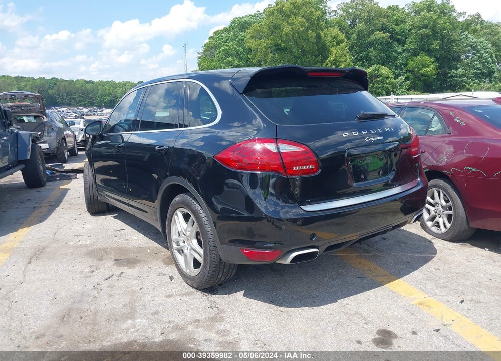 2013 PORSCHE CAYENNE VIN: WP1AA2A26DLA01721