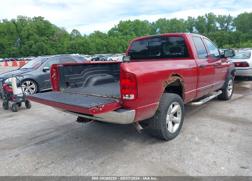 2006 DODGE RAM 1500 SLT/TRX4 OFF ROAD/SPORT VIN: 1D7HU18P46J228476