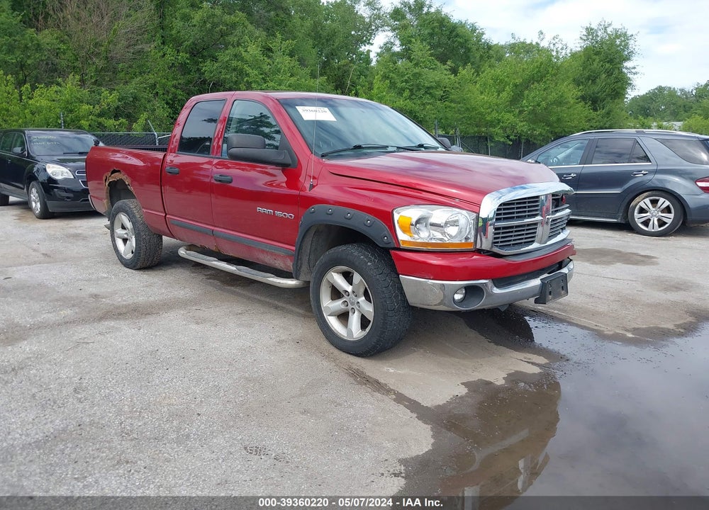 2006 DODGE RAM 1500 SLT/TRX4 OFF ROAD/SPORT VIN: 1D7HU18P46J228476