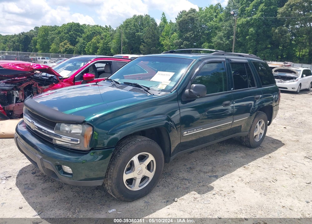 2002 CHEVROLET TRAILBLAZER LT VIN: 1GNDS13S922260779