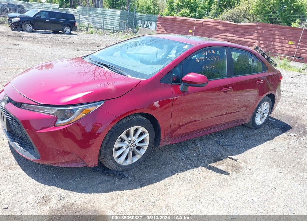 2022 TOYOTA COROLLA LE VIN: 5YFHPMAE2NP327884