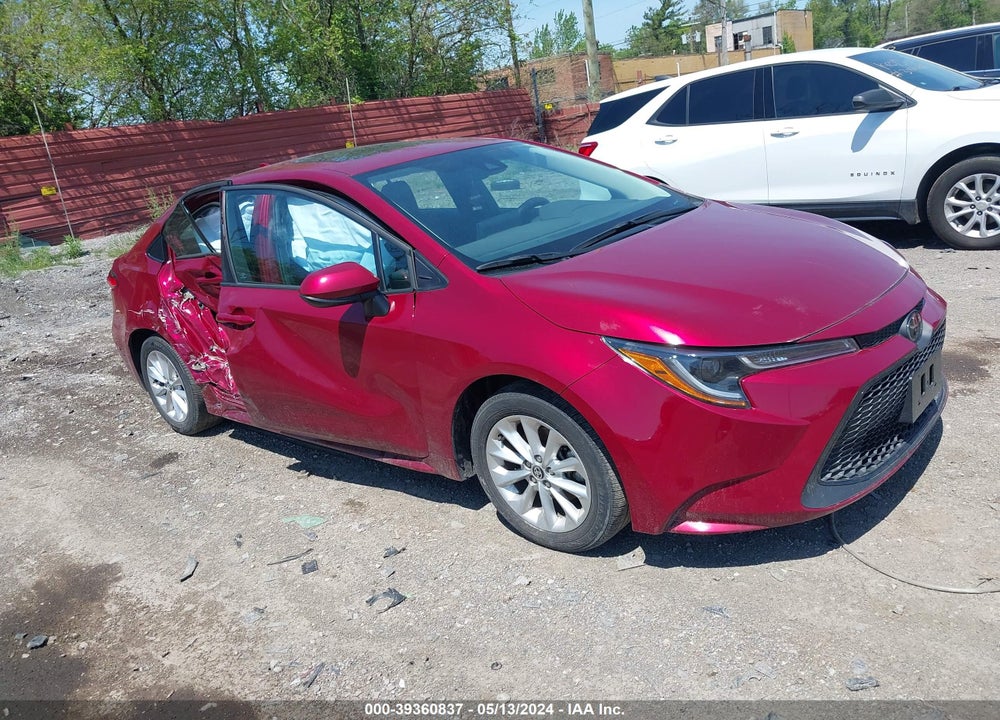 2022 TOYOTA COROLLA LE VIN: 5YFHPMAE2NP327884