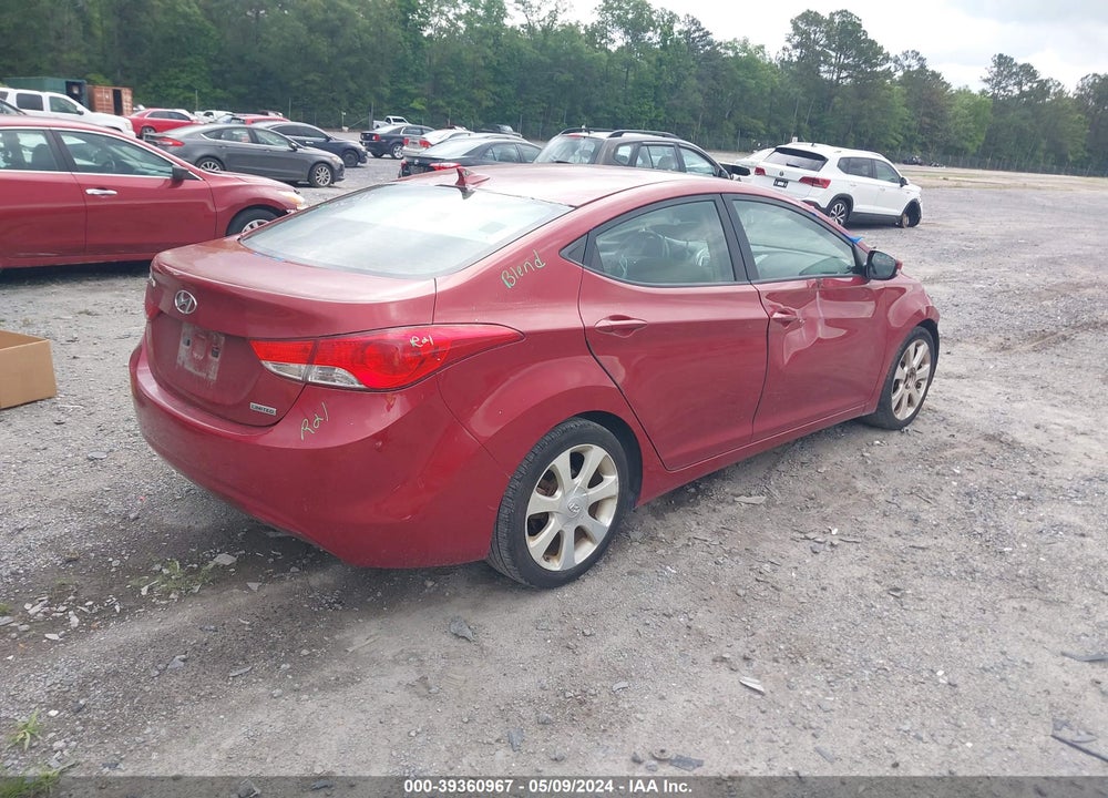 2012 HYUNDAI ELANTRA LIMITED (ULSAN PLANT) VIN: KMHDH4AE1CU215049