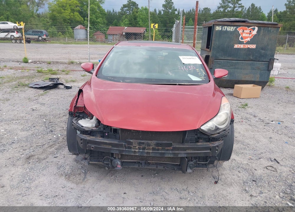 2012 HYUNDAI ELANTRA LIMITED (ULSAN PLANT) VIN: KMHDH4AE1CU215049