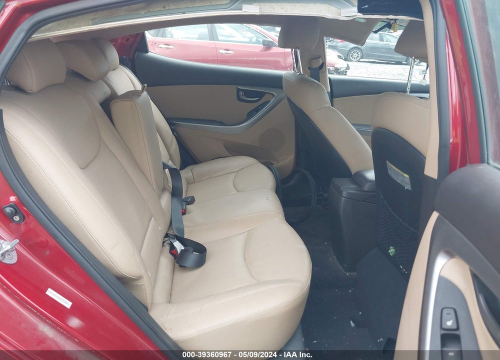 2012 HYUNDAI ELANTRA LIMITED (ULSAN PLANT) VIN: KMHDH4AE1CU215049