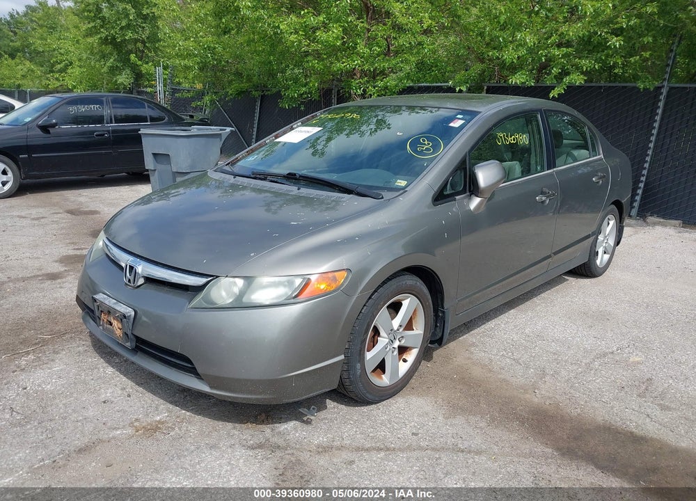 2007 HONDA CIVIC EX VIN: 1HGFA168X7L033639