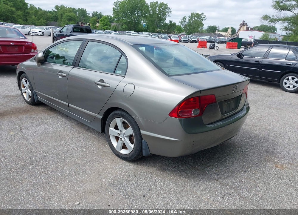 2007 HONDA CIVIC EX VIN: 1HGFA168X7L033639