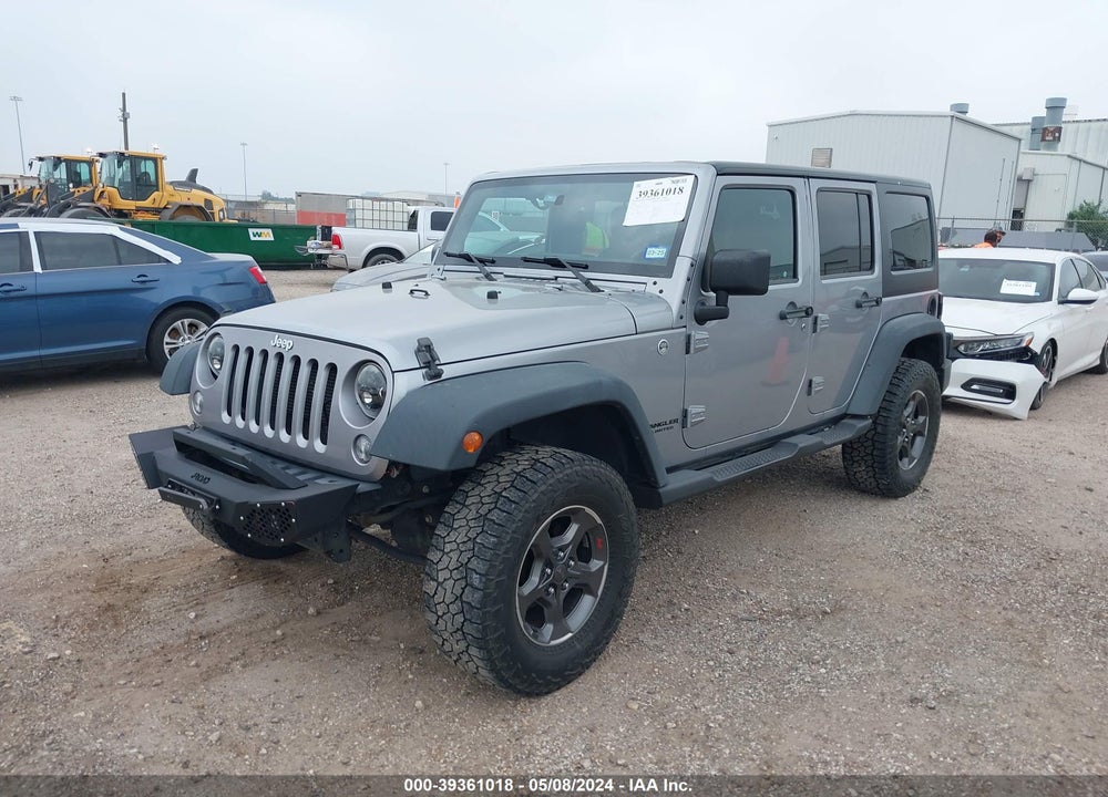 2014 JEEP WRANGLER UNLIMITED SPORT VIN: 1C4BJWDGXEL157153