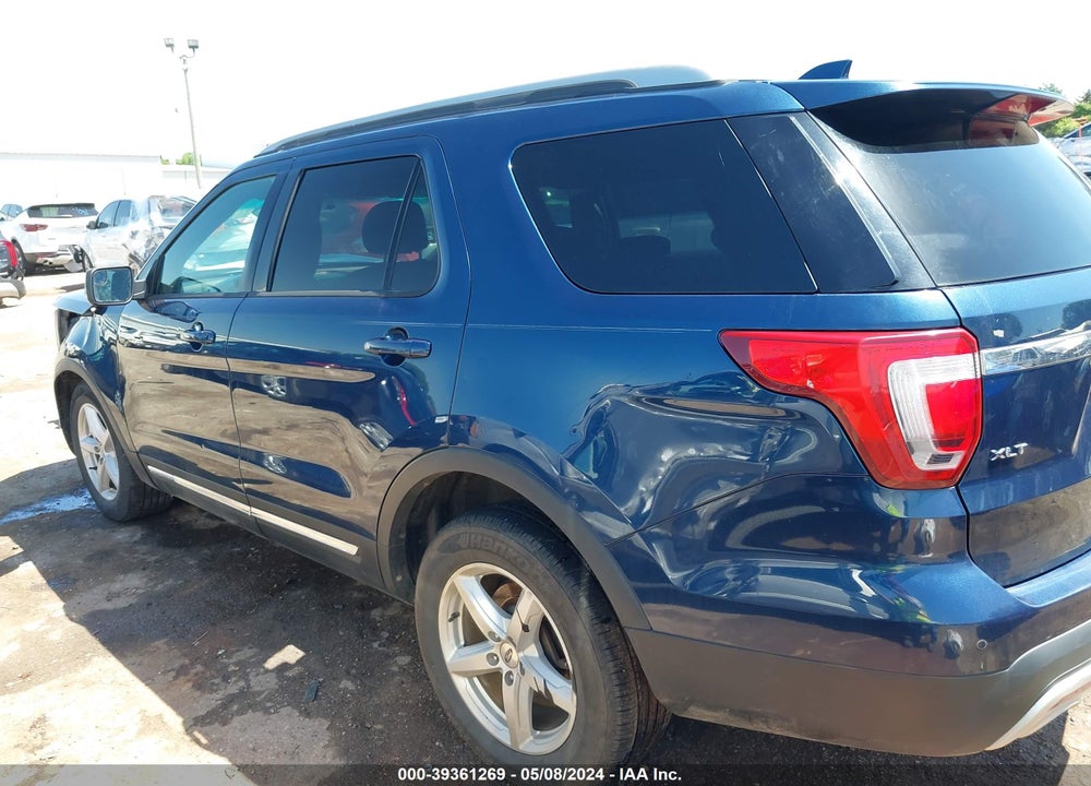 2016 FORD EXPLORER XLT VIN: 1FM5K8D89GGA97873