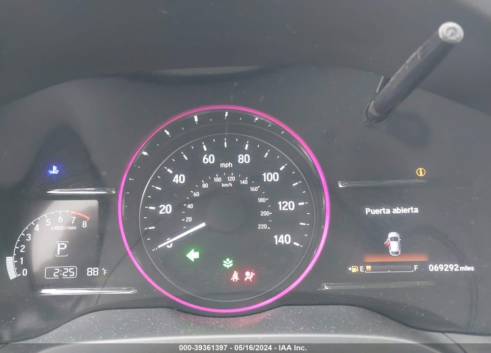 2019 HONDA HR-V EX VIN: 3CZRU5H50KM718263