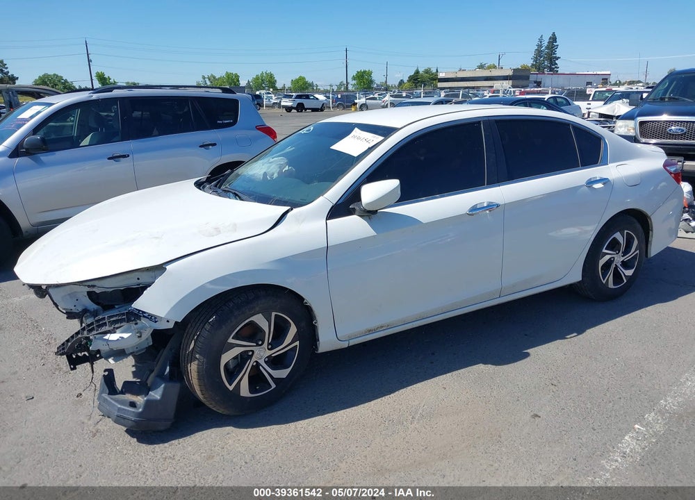 2017 HONDA ACCORD LX VIN: 1HGCR2F35HA306540