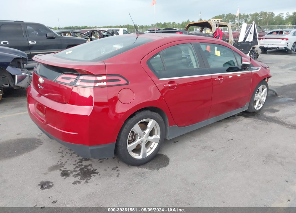 2013 CHEVROLET VOLT VIN: 1G1RB6E40DU114880