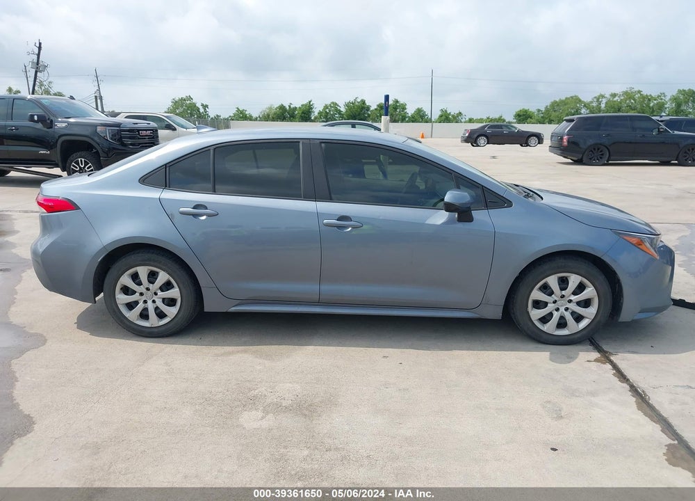 2022 TOYOTA COROLLA LE VIN: JTDEPMAE9NJ192426