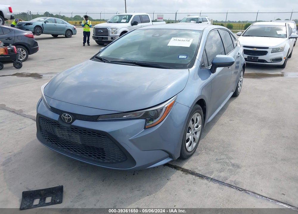 2022 TOYOTA COROLLA LE VIN: JTDEPMAE9NJ192426