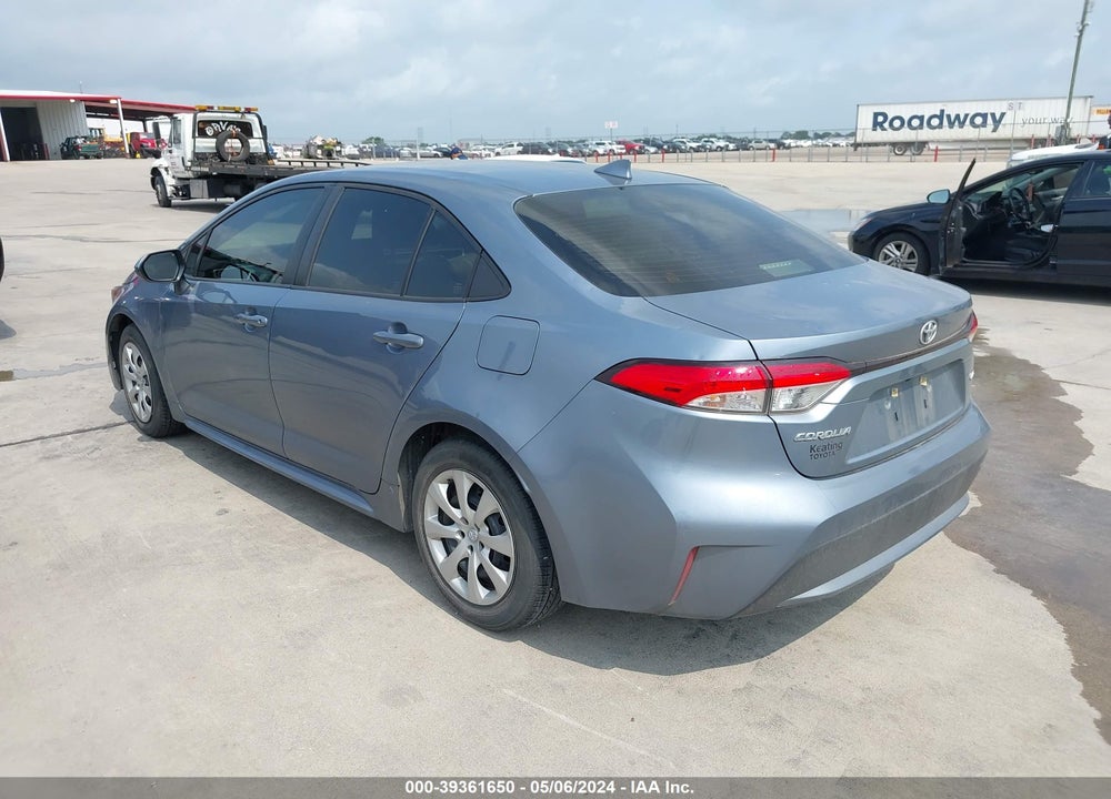 2022 TOYOTA COROLLA LE VIN: JTDEPMAE9NJ192426