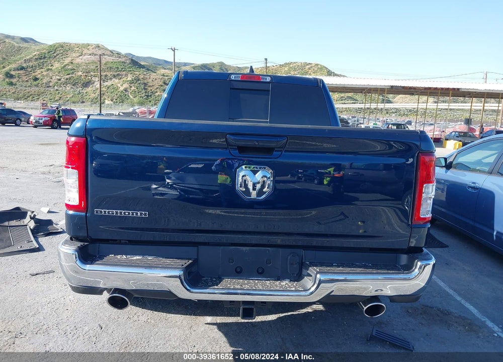 2022 RAM 1500 BIG HORN 4X2 5'7 BOX VIN: 1C6RREFT1NN260596