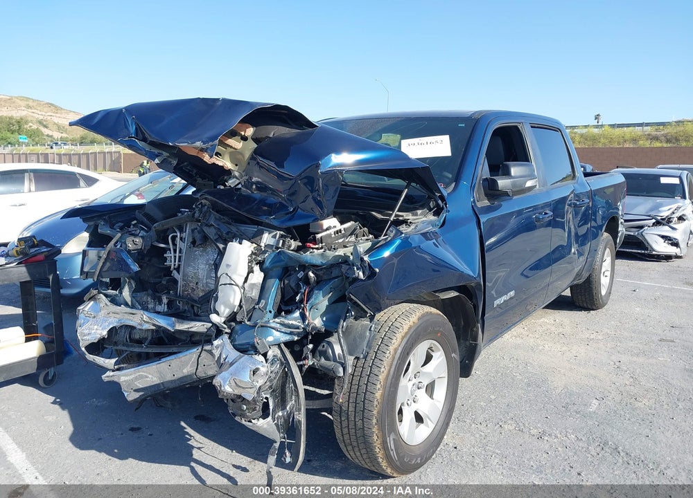 2022 RAM 1500 BIG HORN 4X2 5'7 BOX VIN: 1C6RREFT1NN260596