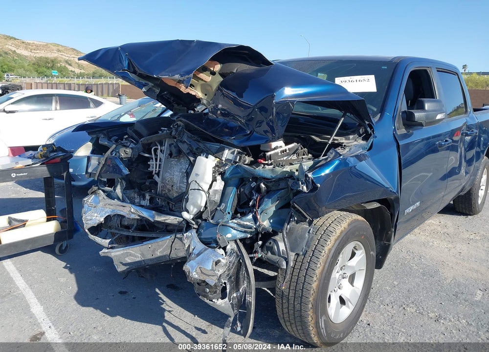 2022 RAM 1500 BIG HORN 4X2 5'7 BOX VIN: 1C6RREFT1NN260596