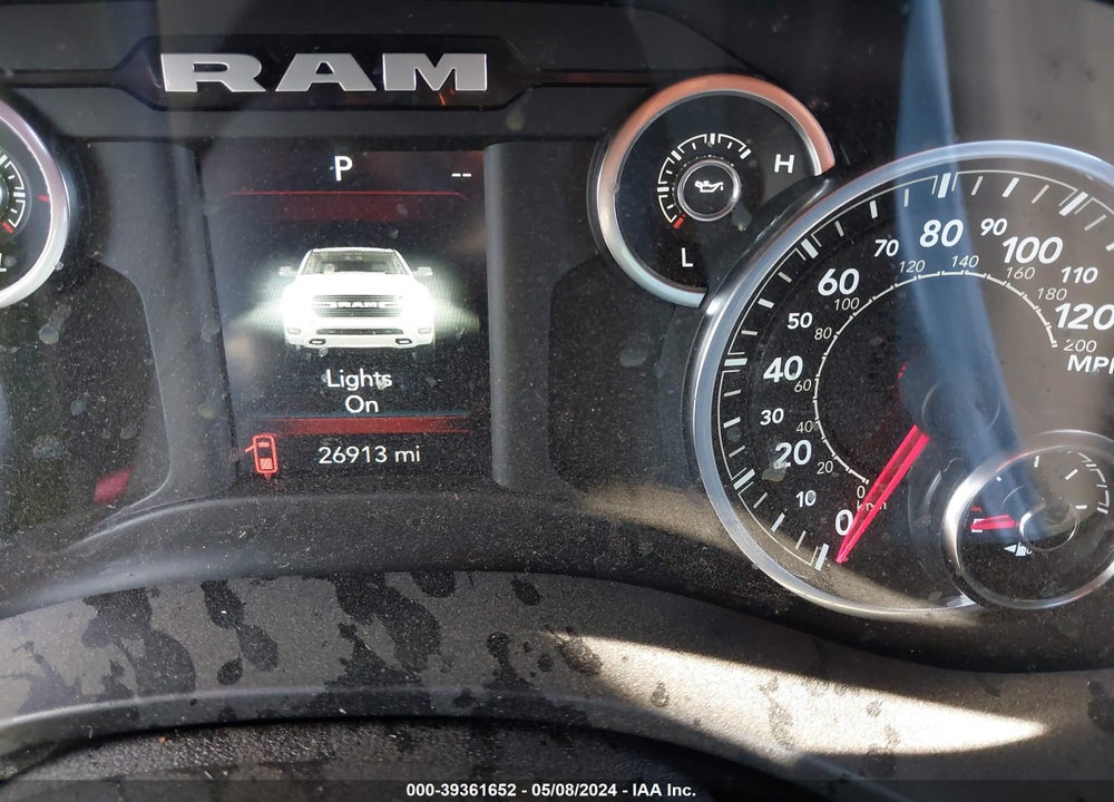 2022 RAM 1500 BIG HORN 4X2 5'7 BOX VIN: 1C6RREFT1NN260596