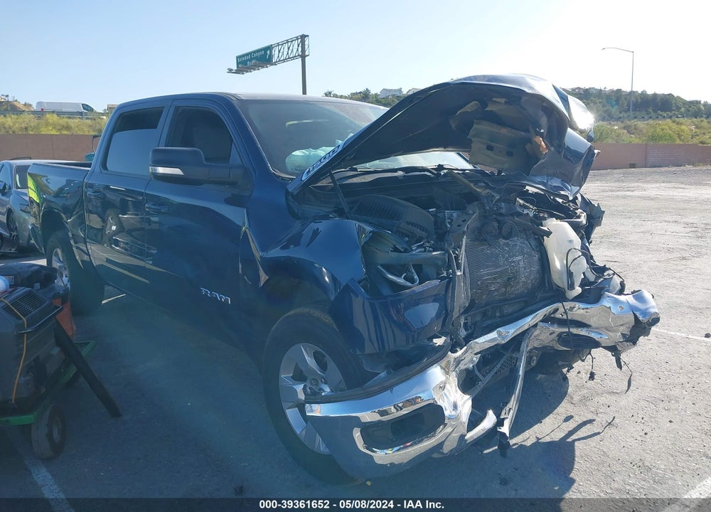 2022 RAM 1500 BIG HORN 4X2 5'7 BOX VIN: 1C6RREFT1NN260596