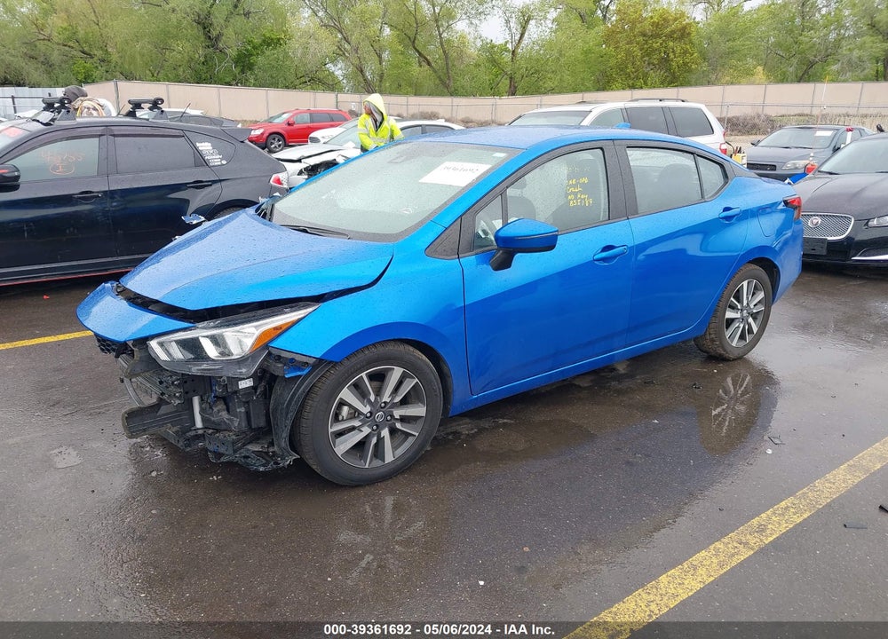 2021 NISSAN VERSA SV XTRONIC CVT VIN: 3N1CN8EV6ML833184