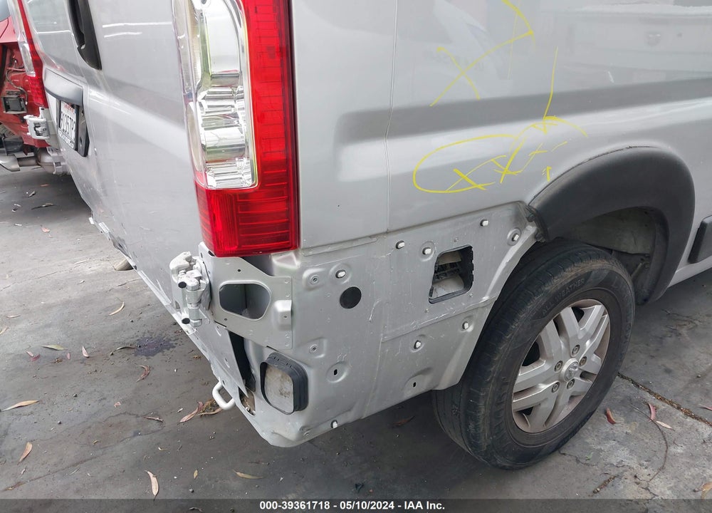 2019 RAM PROMASTER 2500 HIGH ROOF 159 WB VIN: 3C6TRVDG6KE529140